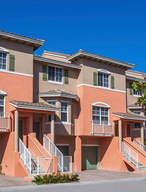Preserve at Boynton Beach community exterior with walk ups at Preserve at Boynton Beach, Boynton Beach, 33435