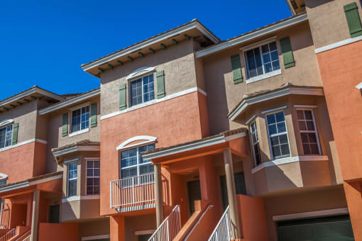 Preserve at Boynton Beach community exterior with walk ups at Preserve at Boynton Beach, Boynton Beach
