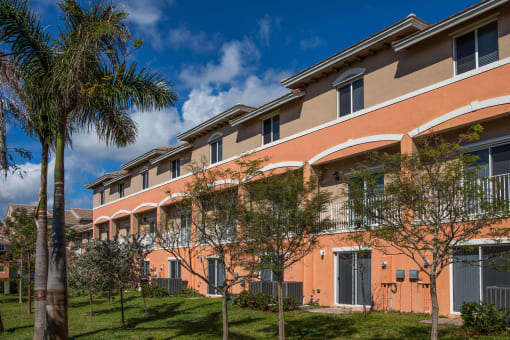 Preserve at Boynton Beach community exterior with walk ups at Preserve at Boynton Beach, Boynton Beach, FL, 33435