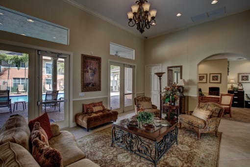 resident clubhouse and lobby area at Preserve at Boynton Beach, Boynton Beach, FL