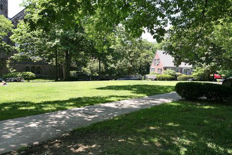 Landscaped Walkways at Marion Square, Massachusetts, 02446