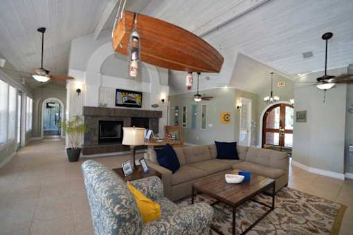 inside Harbour Breeze community clubhouse