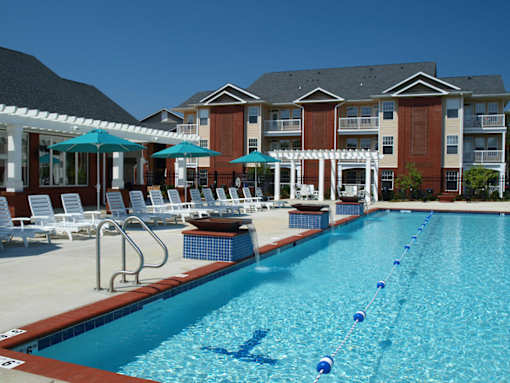 resort-style pool with lap lanes at 1200 Acqua