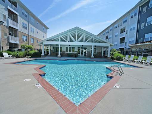 beautiful pool area