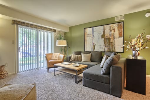 spacious living room