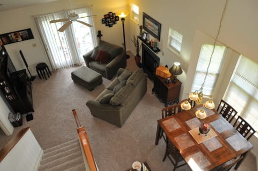 master bedroom off of living room