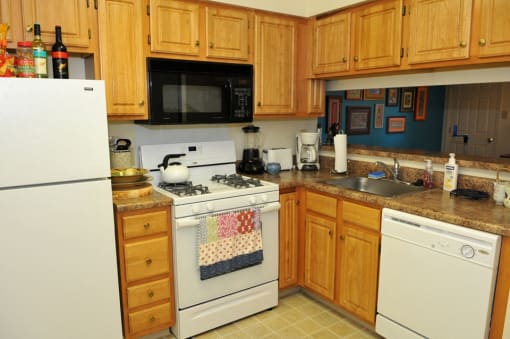 large kitchen with pantry