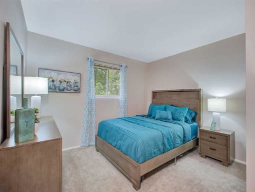 Master Bedroom at Ridgewood Club Apartments, Virginia Beach
