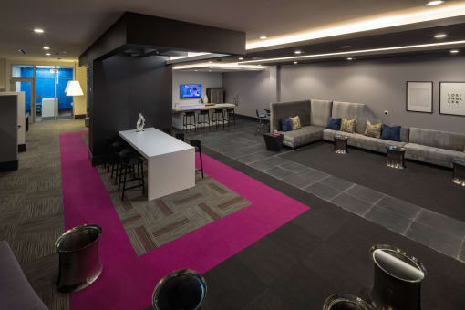 Resident Clubhouse at Topaz Apartments, Los Angeles, CA