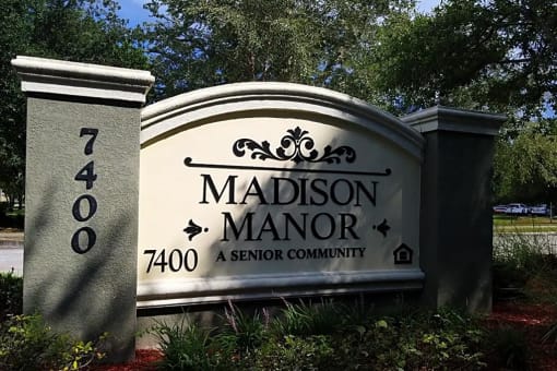 Madison Manor Sign at MADISON MANOR, JACKSONVILLE, Florida