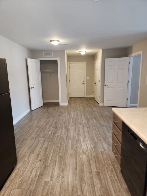 Kitchen And Living Area at Love Mill, Whiteville, NC, 28472