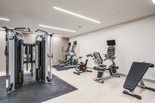 Fitness center 1 at The Glover House, Washington, DC, 20007