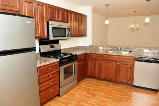 fully equiped kitchens