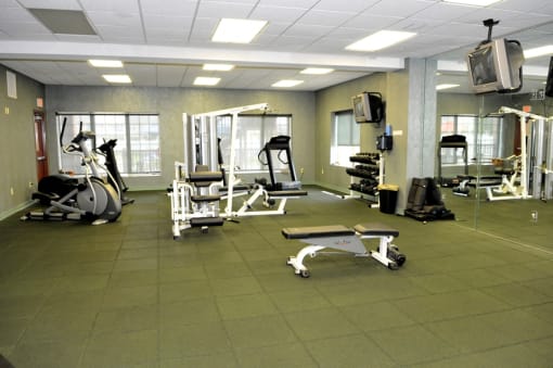 Fitness Center with free weights