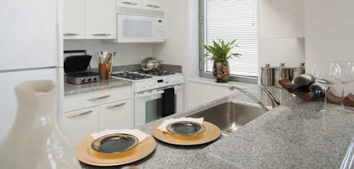Granite Countertop at The Metropolis, New York, NY