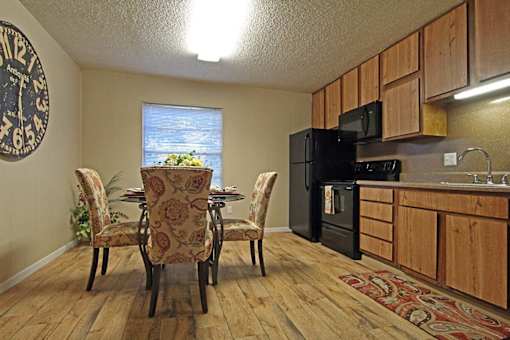 Partially Renovated Kitchen