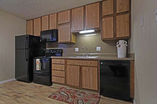 Partially Renovated Kitchen with Updated Appliances