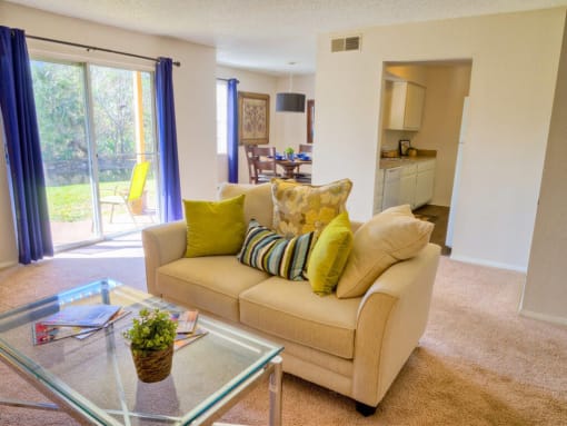 Modern Living Room at Auburn Glen Apartments, Florida, 32256