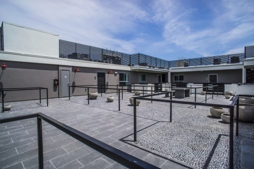 Rooftop Entertainment Area of Brockton Manor by Wiseman