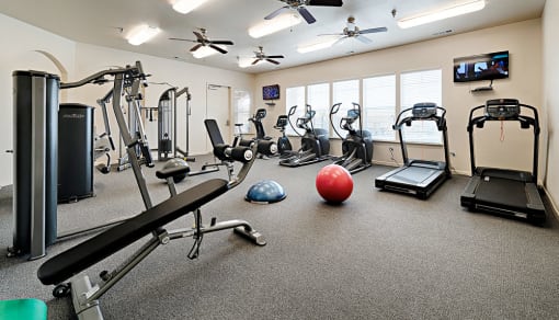 Our Gym at The Grove Apartments in Lemoore