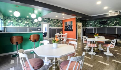 we have a small lounge for some coffee