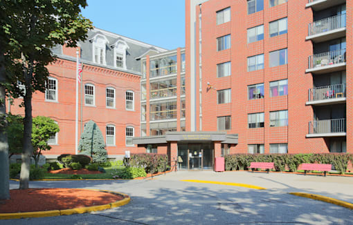 St Mary's entrance, buildig, and grounds