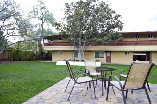 apartment courtyard