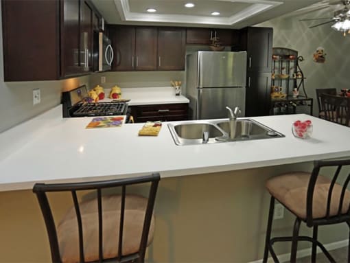 Gourmet Kitchens with Islands at Park West Apartments, Chino, CA, 91710