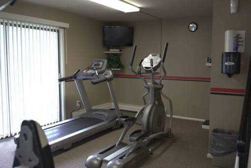 Workout Equipment at Woodmere Townhomes, Cedarburg, Wisconsin
