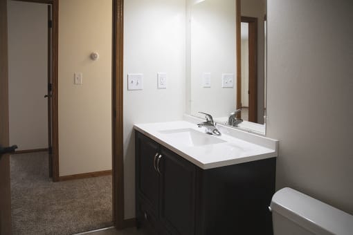Updated Clean Bathroom Vanity