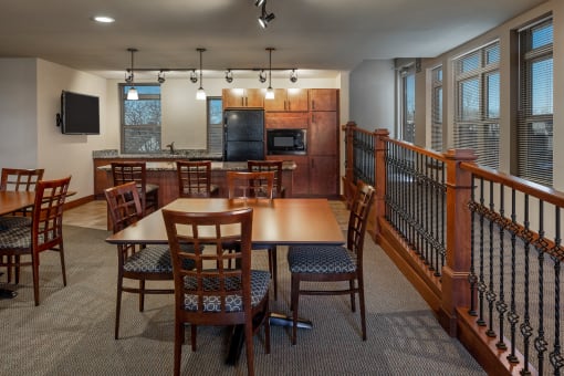 Clubroom With Kitchen at Vicinato, Madison, WI, 53715