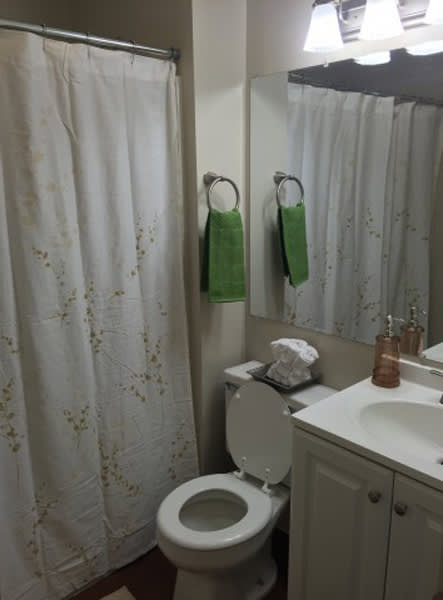 Brushed Nickel Light Fixtures at Stonefarm Apartments, Lebanon, NH, 03766