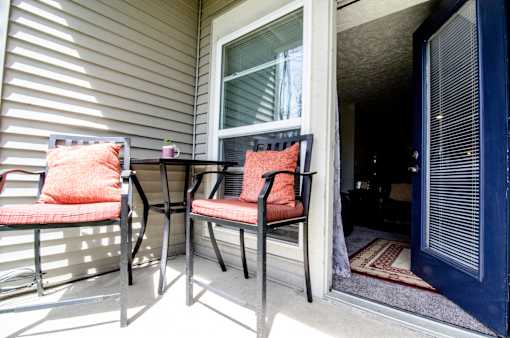 Patio at Pine Lane Estates Apartments