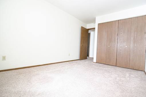 Bedroom at Sycamore apartments in Holt, MI