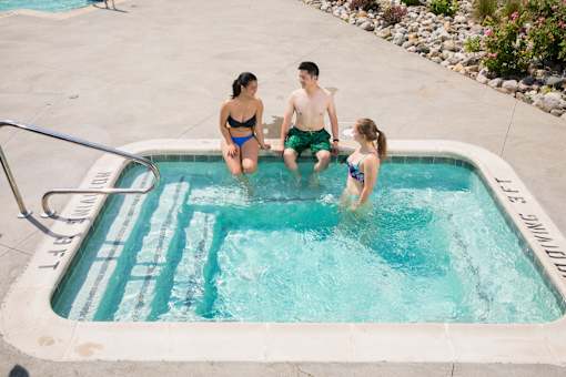 Hot Tub  at Abbott Pointe Apartments in East Lansing, MI near Michigan State University