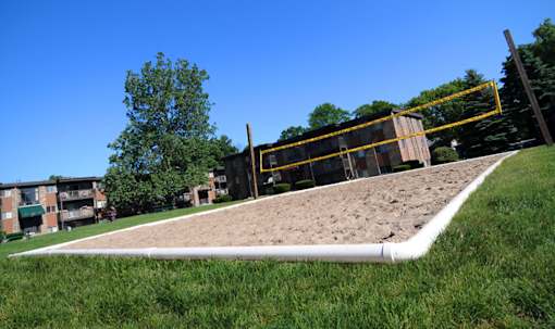 Sand volleyball  at Abbott Pointe Apartments in East Lansing, MI near Michigan State University