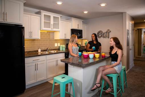 Spacious Kitchen at Berrytree Apartments in East Lansing Mi | Near Michigan State University