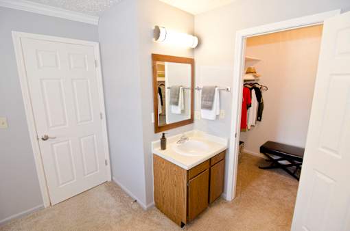 Spacious bedrooms in East Lansing Apartments near Michigan State University | Burnt Tree