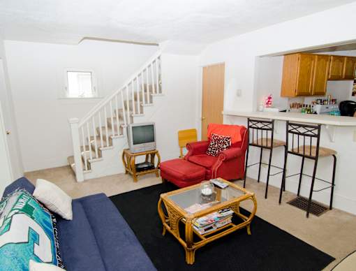 Spacious Living room in East Lansing Apartments near Michigan State University | DTN Houses