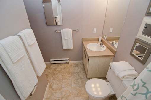 Bathroom at Summerhill Estates Apartments in Lansing, MI