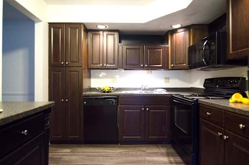 Spacious Kitchen in East Lansing Apartments near Michigan State University | The Pines