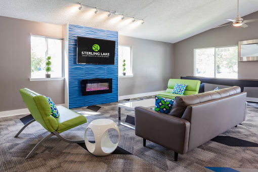 Modern Resident Clubhouse at Sterling Lake - Sterling Heights, MI, Michigan