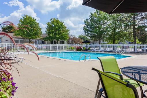 Beautiful Pool at Sterling Lake Apartments in Sterling Heights, MI