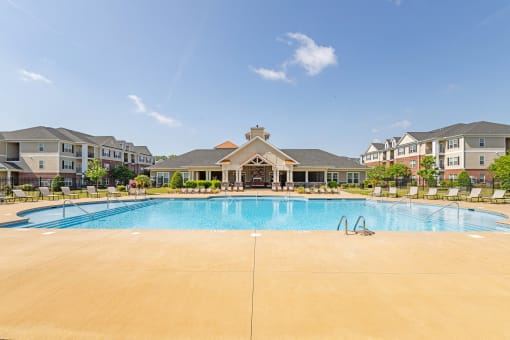 Pool View at The Heritage at Arlington Apartment Homes, Greenville, NC 27834