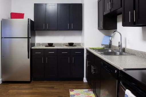 All Electric Kitchen at The Pointe at St. Joseph Apartments, South Bend, IN,46617