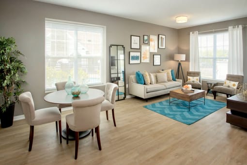 Modern Living Room at The Waverly at Neptune, Neptune, NJ