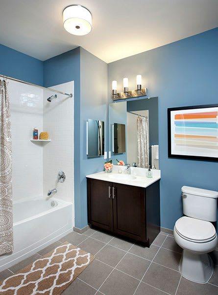 Bathroom With Bathtub at The Waverly at Neptune, New Jersey, 07753