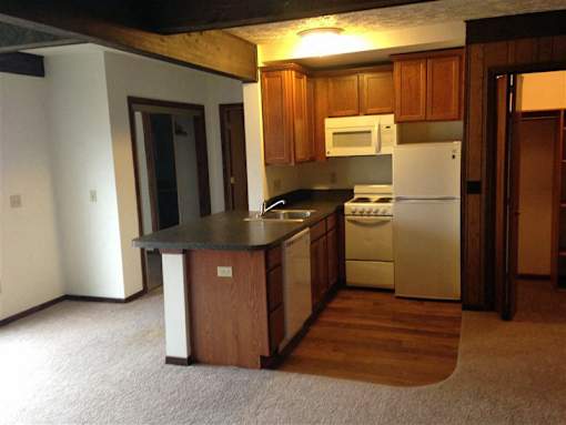 Kitchen at White House Apartments in Lansing, MI