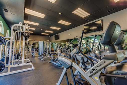 Fitness studio at Aspen Lakes Estates