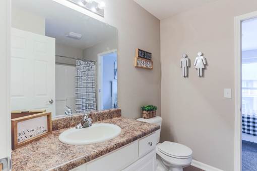 Bathroom at Aspen Lakes Estates